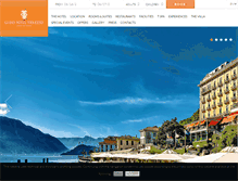 Tablet Screenshot of grandhoteltremezzo.com